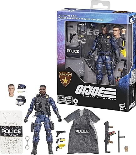 Figura G.I. Joe Classified Series - 15 cm com Acessórios Temáticos